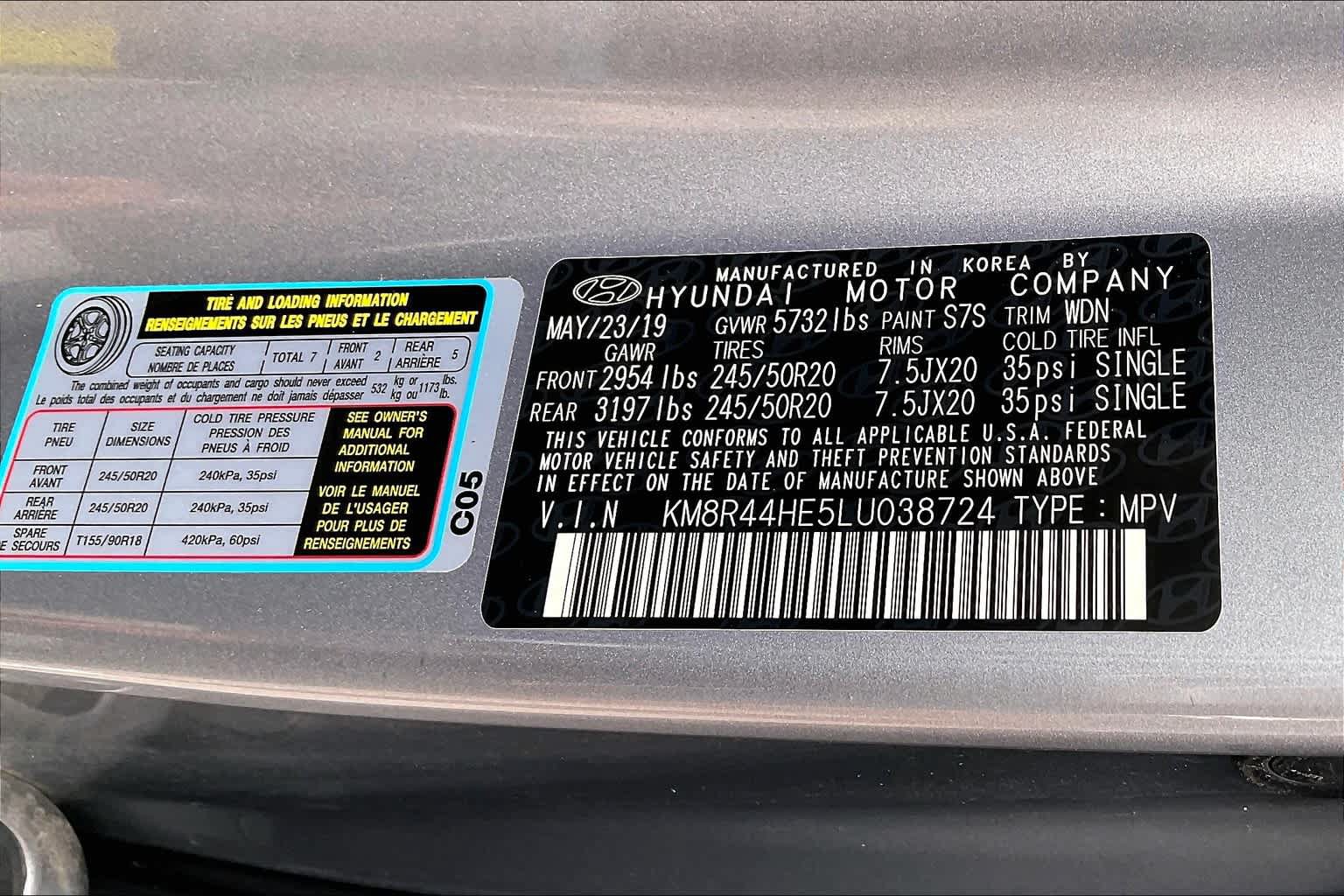 Used 2020 Hyundai Palisade SEL w/ Premium Package FWD image 34