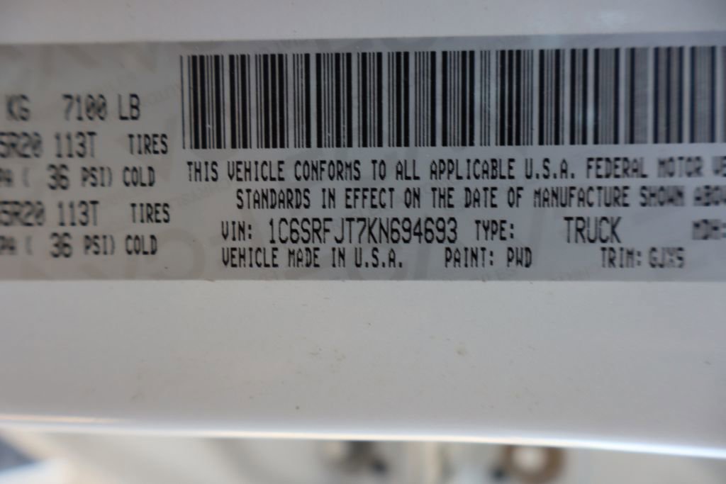 Used 2019 RAM 1500 Laramie w/ Sport Appearance Package AWD/4WD image 42