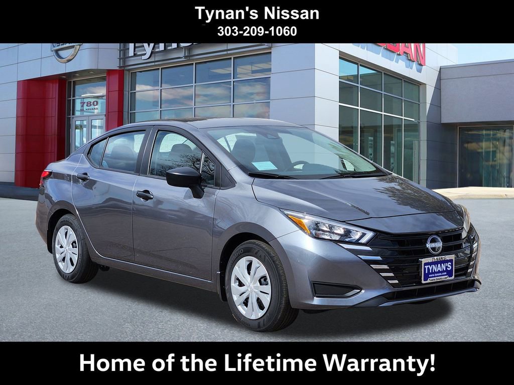 New 2025 Nissan Versa S w/ Trunk Package