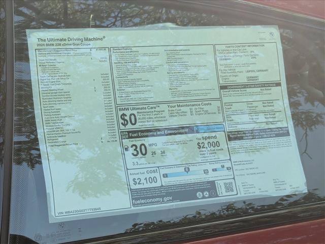 Certified 2026 BMW 228i xDrive AWD/4WD image 18