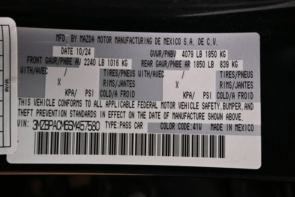 Used 2025 MAZDA MAZDA3 s FWD image 13