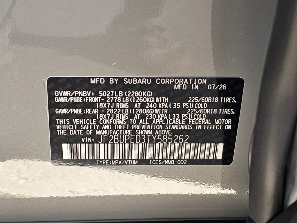 New 2026 Subaru Outback Touring AWD/4WD image 32