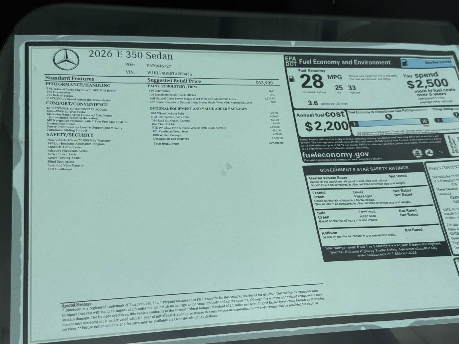 New 2026 Mercedes-Benz E 350 Sedan image 33