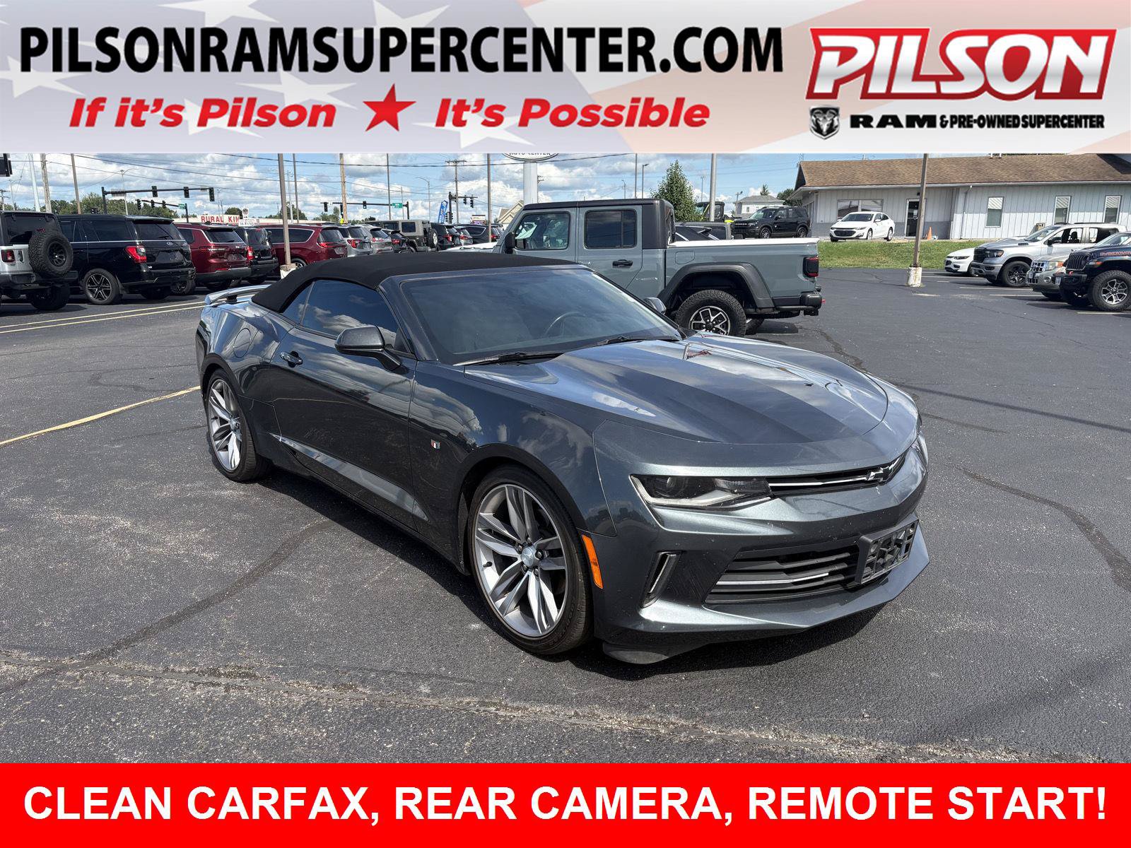 Used 2018 Chevrolet Camaro LT w/ RS Package RWD image 1