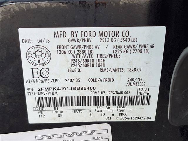 Used 2018 Ford Edge SEL w/ Canadian Touring Package AWD/4WD image 26