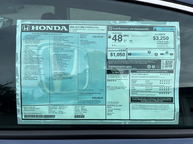 New 2026 Honda Accord EX-L image 30