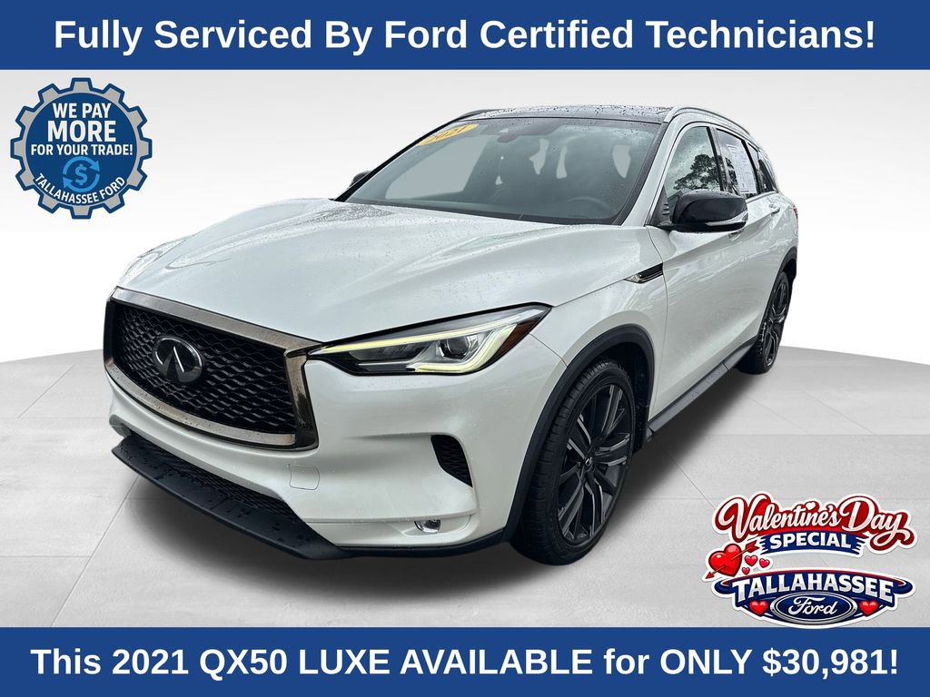 Used 2021 INFINITI QX50 Luxe w/ Appearance Package