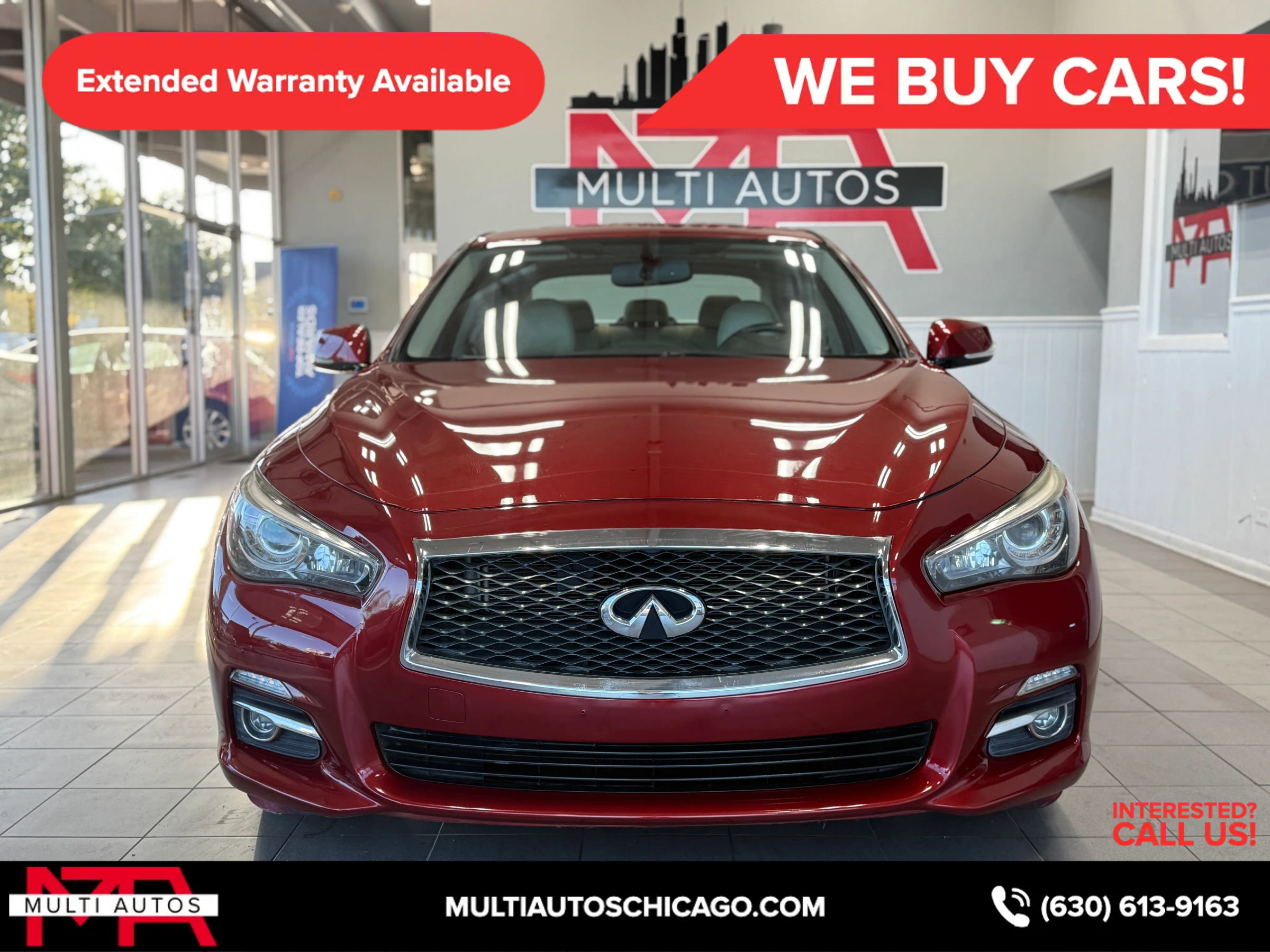 Used 2015 INFINITI Q50 Premium w/ All Weather Package image 9