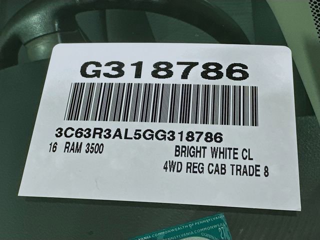 Used 2016 RAM 3500 Tradesman w/ Chrome Appearance Group image 18