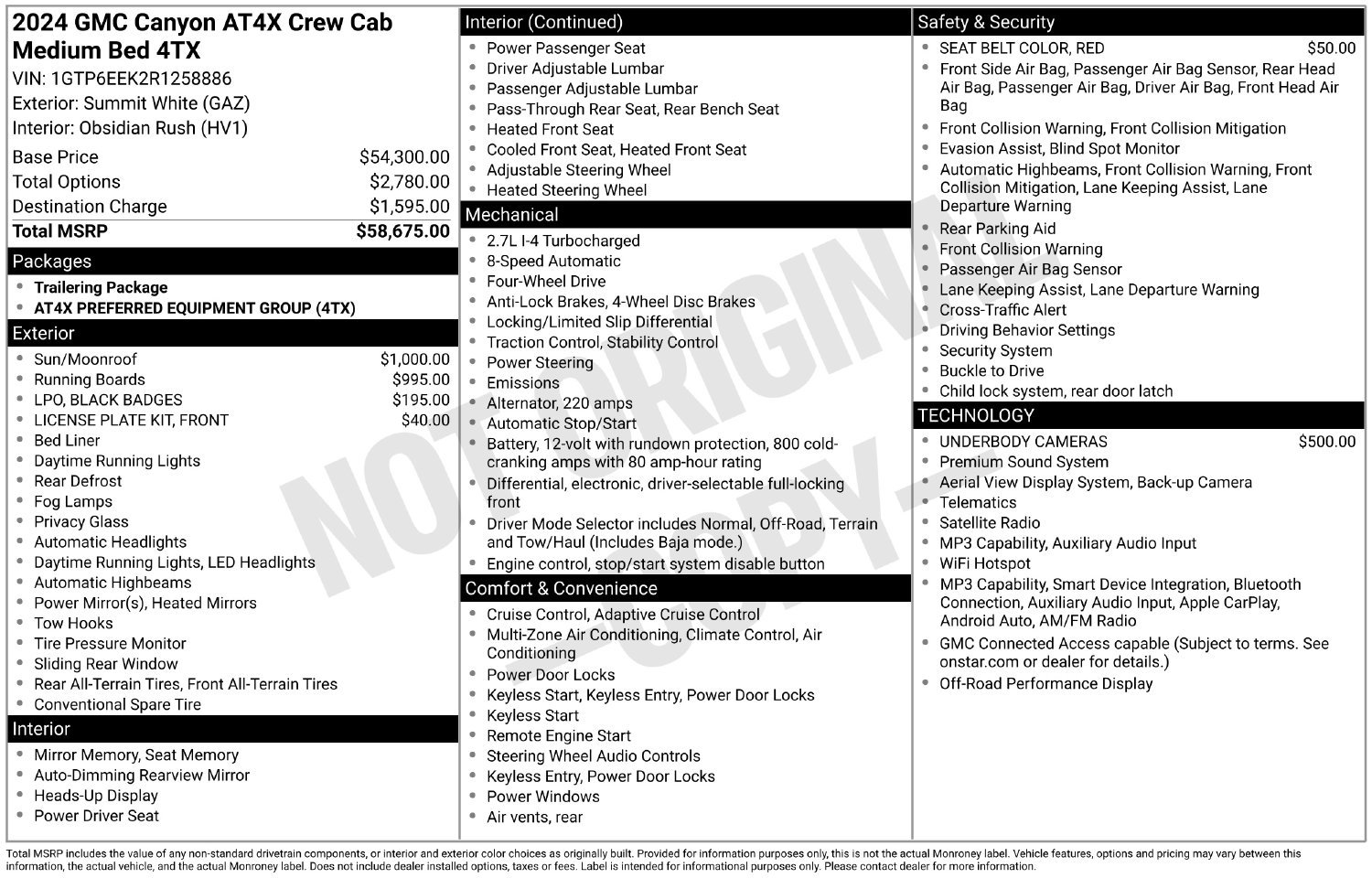 Used 2024 GMC Canyon AT4X AWD/4WD image 26