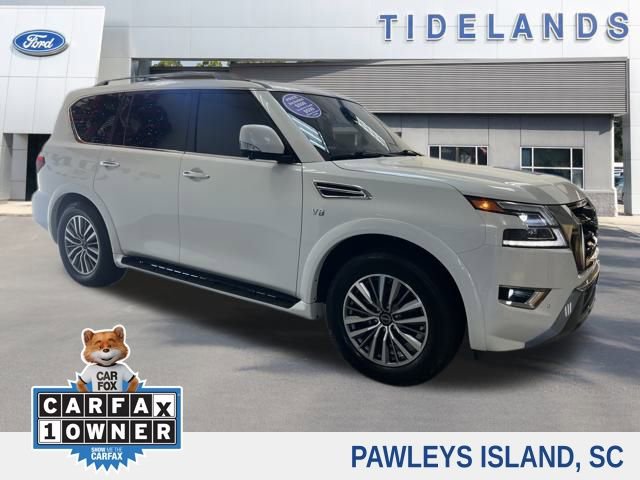 Used 2022 Nissan Armada SL w/ Captain's Chairs Package