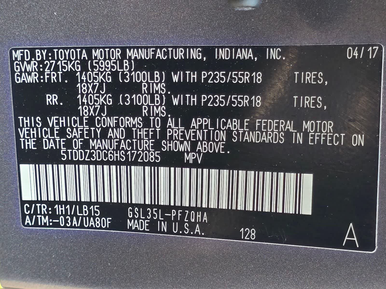 Used 2017 Toyota Sienna Limited AWD/4WD image 31