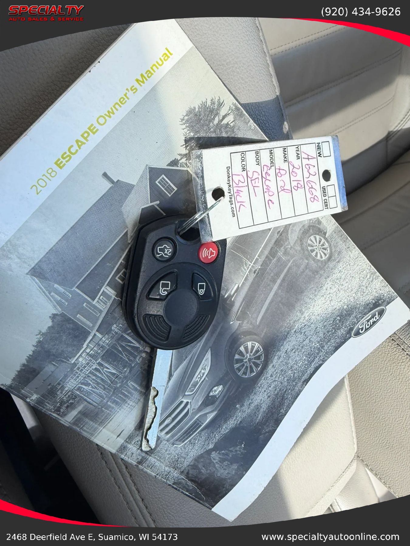 Used 2018 Ford Escape SEL AWD/4WD image 43