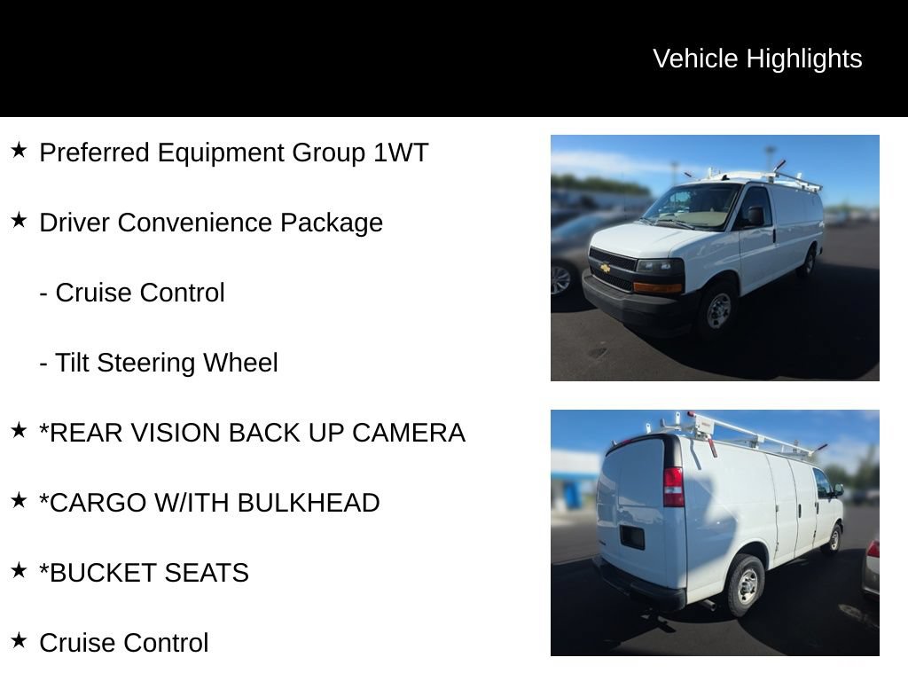 Used 2019 Chevrolet Express 2500 w/ Driver Convenience Package RWD image 5