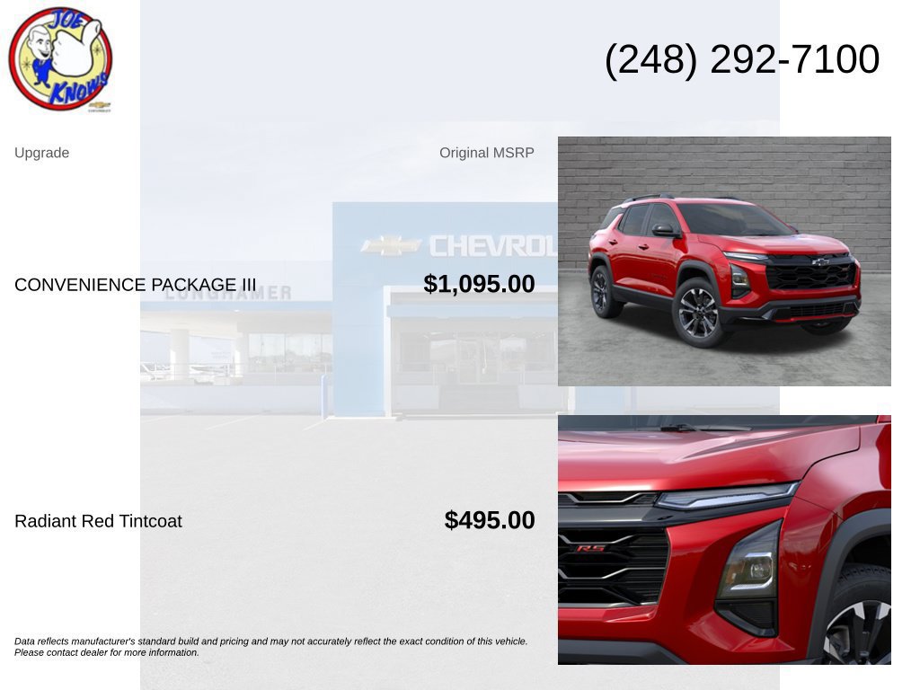 New 2027 Chevrolet Equinox RS w/ Convenience Package III AWD/4WD image 5