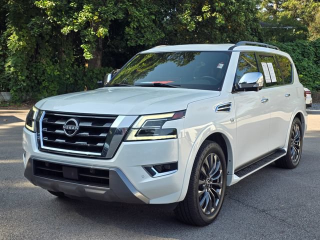 Used 2021 Nissan Armada Platinum w/ Captain's Chairs Package RWD image 2