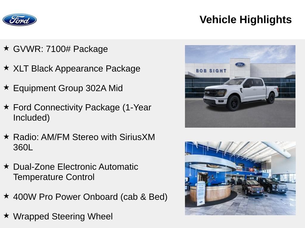 New 2026 Ford F150 XLT w/ Equipment Group 302A MID AWD/4WD image 2