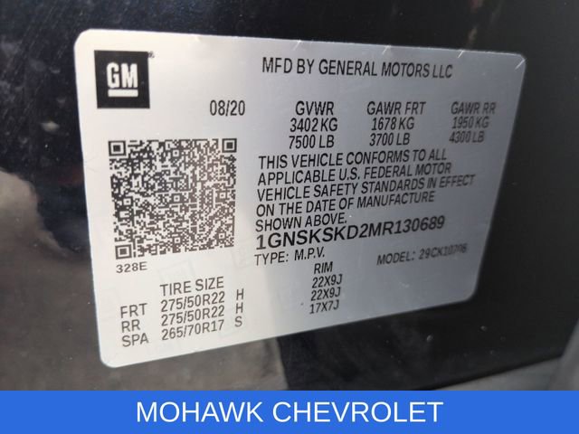 Used 2021 Chevrolet Tahoe Premier w/ Premium Package image 36