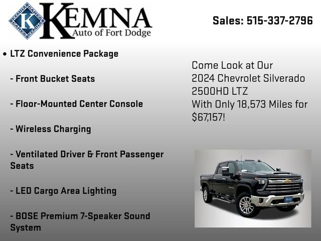 Used 2024 Chevrolet Silverado 2500 LTZ w/ LTZ Premium Package image 13