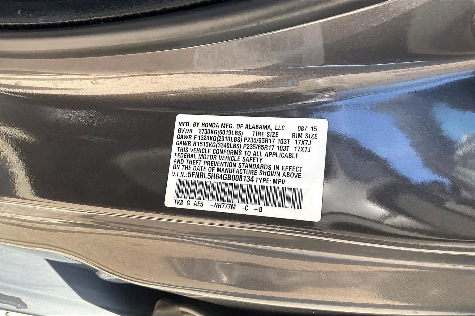 Used 2016 Honda Odyssey EX-L image 32