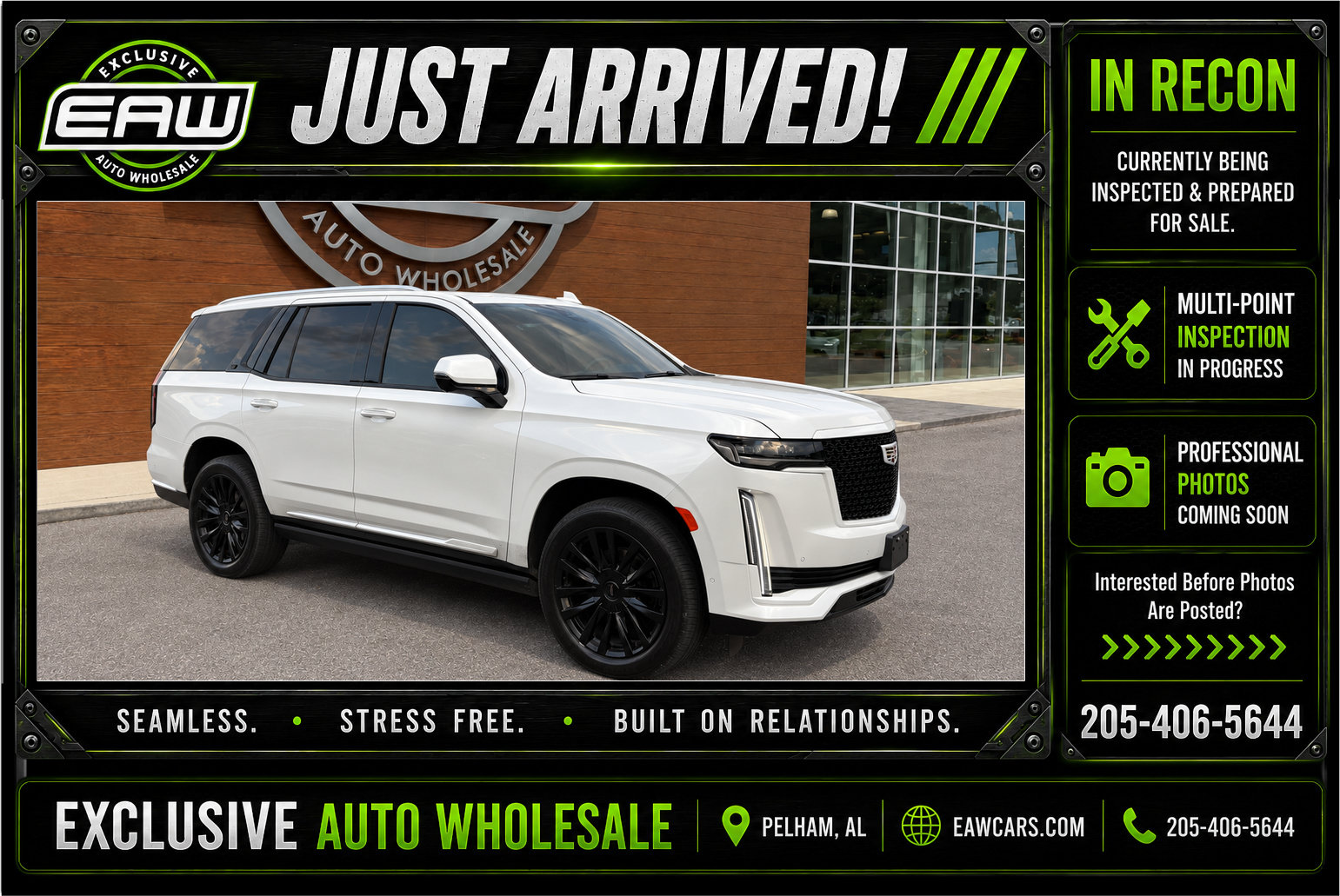 Used 2023 Cadillac Escalade Premium Luxury w/ Performance Package AWD/4WD image 1
