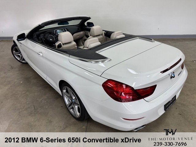 Used 2012 BMW 650i xDrive Convertible AWD/4WD image 11