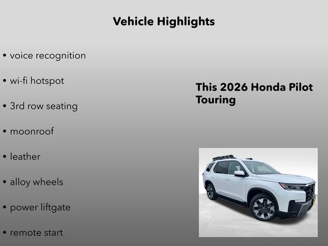 New 2026 Honda Pilot Touring image 15