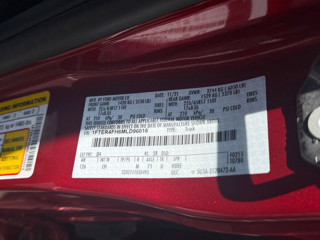 Used 2021 Ford Ranger XLT w/ Equipment Group 301A Mid AWD/4WD image 36