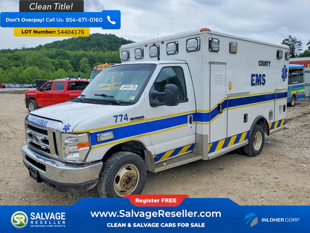 Used 2018 Ford E-350 and Econoline 350 Super Duty w/ Ambulance Prep Package RWD image 1
