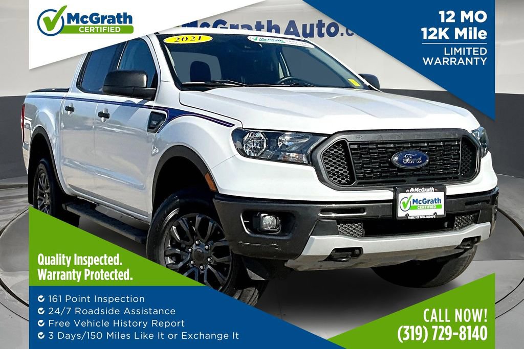 Used 2021 Ford Ranger XLT w/ Equipment Group 301A Mid image 1