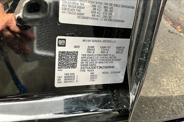 Used 2022 GMC Sierra 1500 SLT w/ SLT Convenience Package AWD/4WD image 20