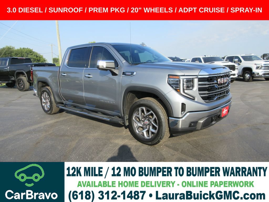 Certified 2023 GMC Sierra 1500 SLT w/ SLT Premium Package AWD/4WD image 1