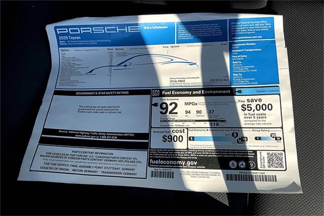 New 2025 Porsche Taycan image 38