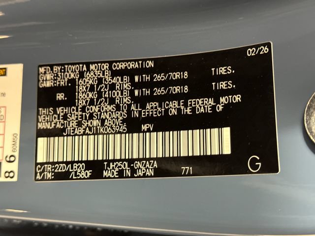 New 2026 Toyota Land Cruiser AWD/4WD image 25