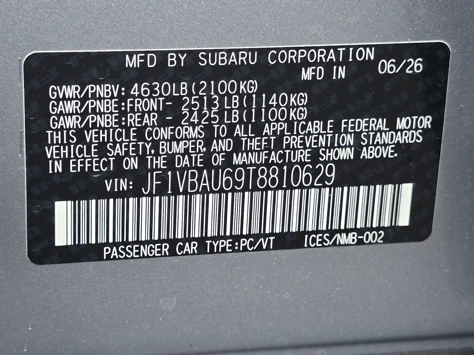 New 2026 Subaru WRX GT AWD/4WD image 30