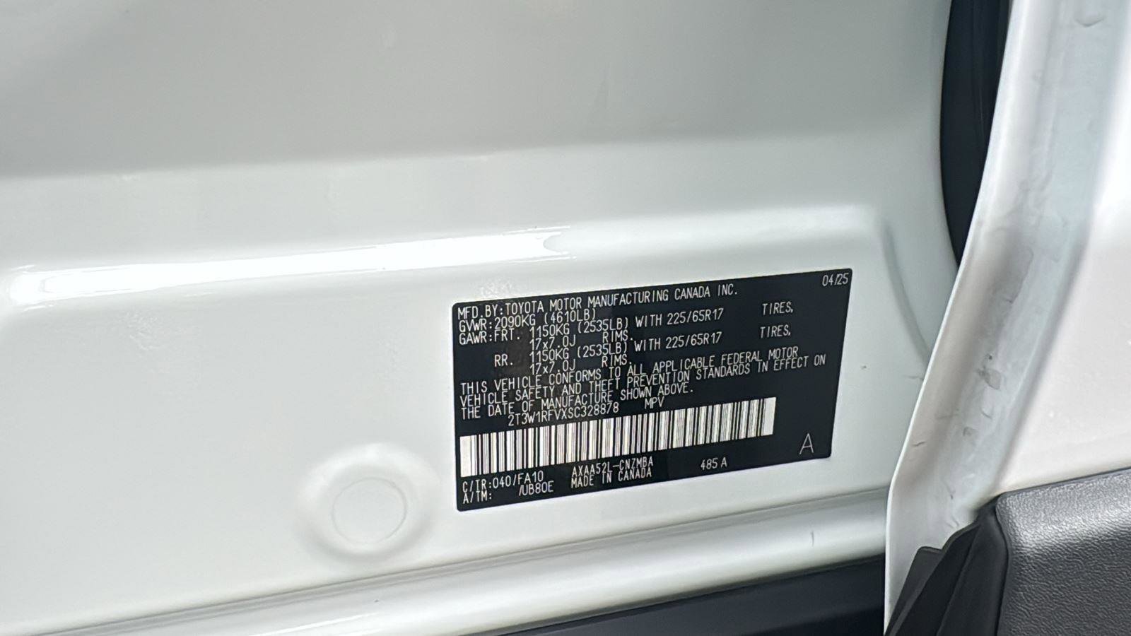 Certified 2025 Toyota RAV4 XLE w/ Convenience Package image 24