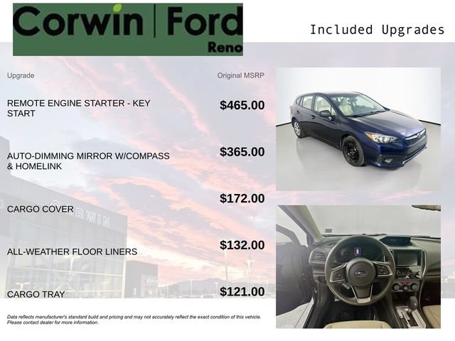 Used 2021 Subaru Impreza 2.0i AWD/4WD image 3