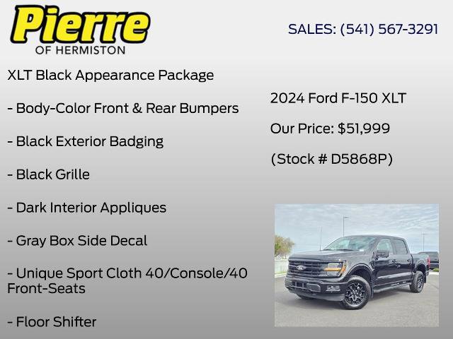 Certified 2024 Ford F150 XLT w/ Equipment Group 302A MID image 7