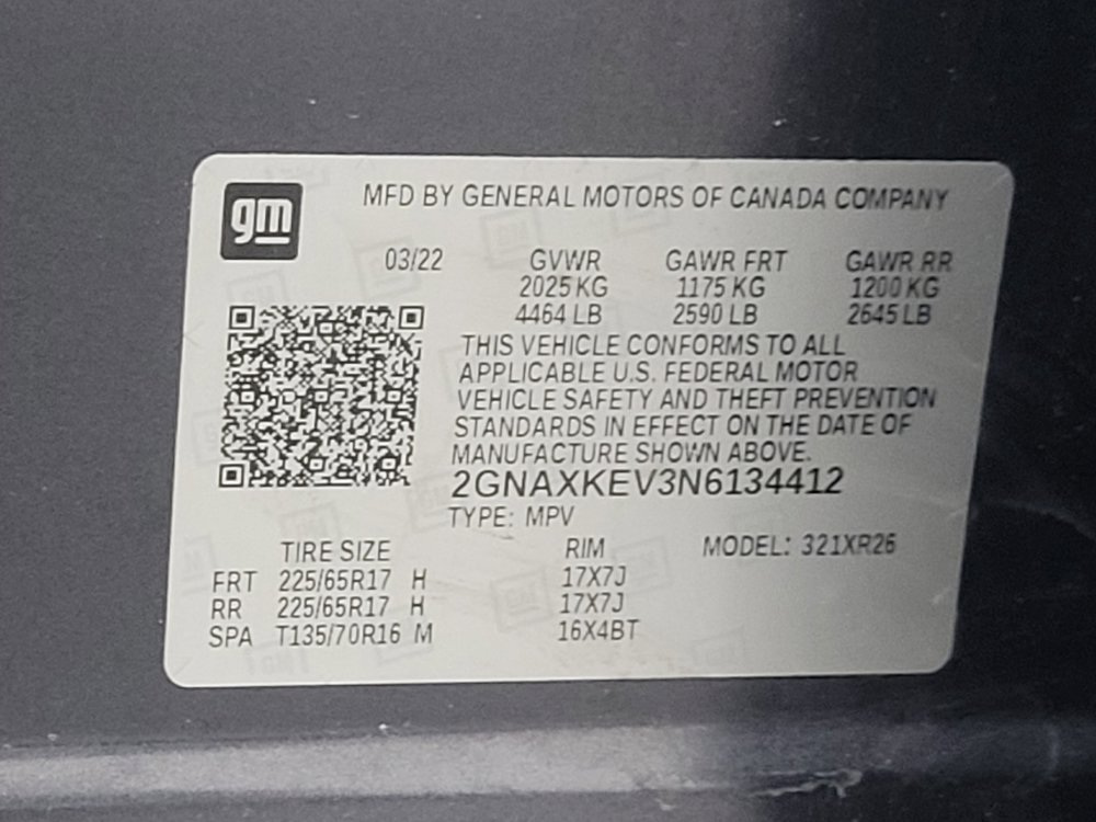 Used 2022 Chevrolet Equinox LT FWD image 33