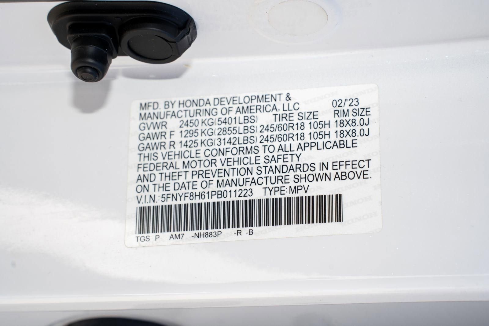 Certified 2023 Honda Passport TrailSport image 40