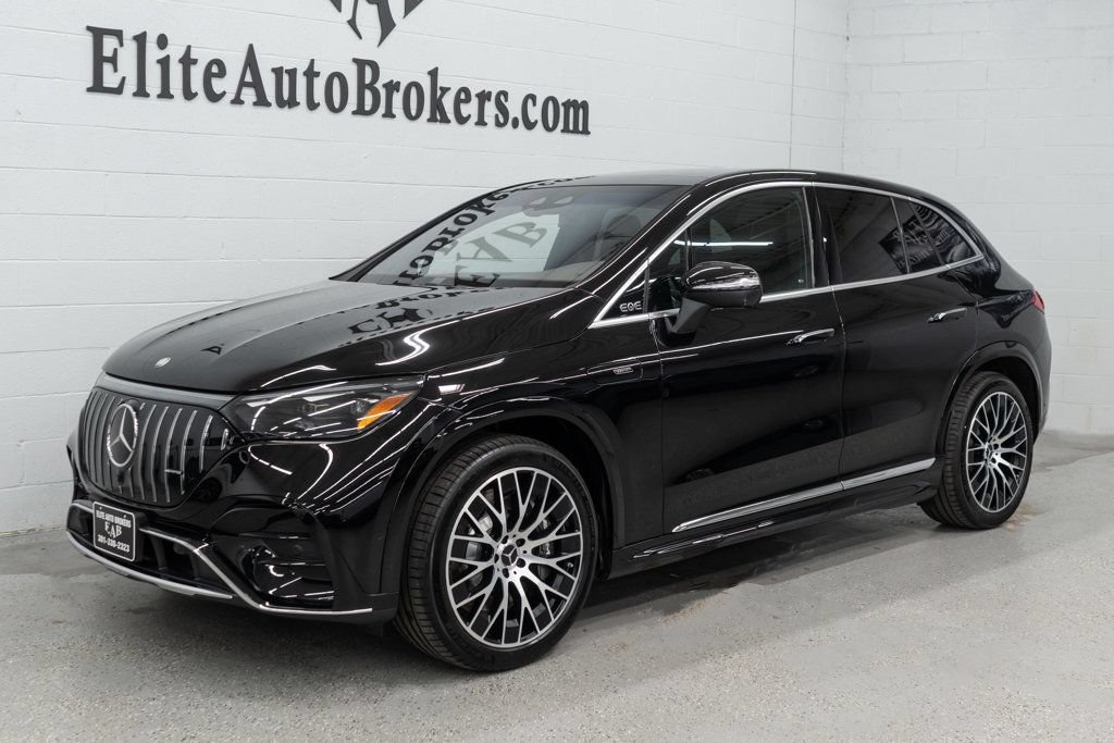 Used 2024 Mercedes-Benz EQE AMG 4MATIC SUV w/ Winter Package image 40