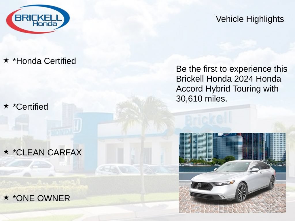 Certified 2024 Honda Accord Touring image 9