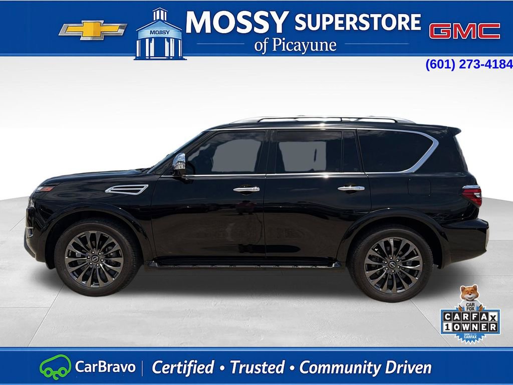 Used 2024 Nissan Armada Platinum w/ Captain's Chairs Package RWD image 2