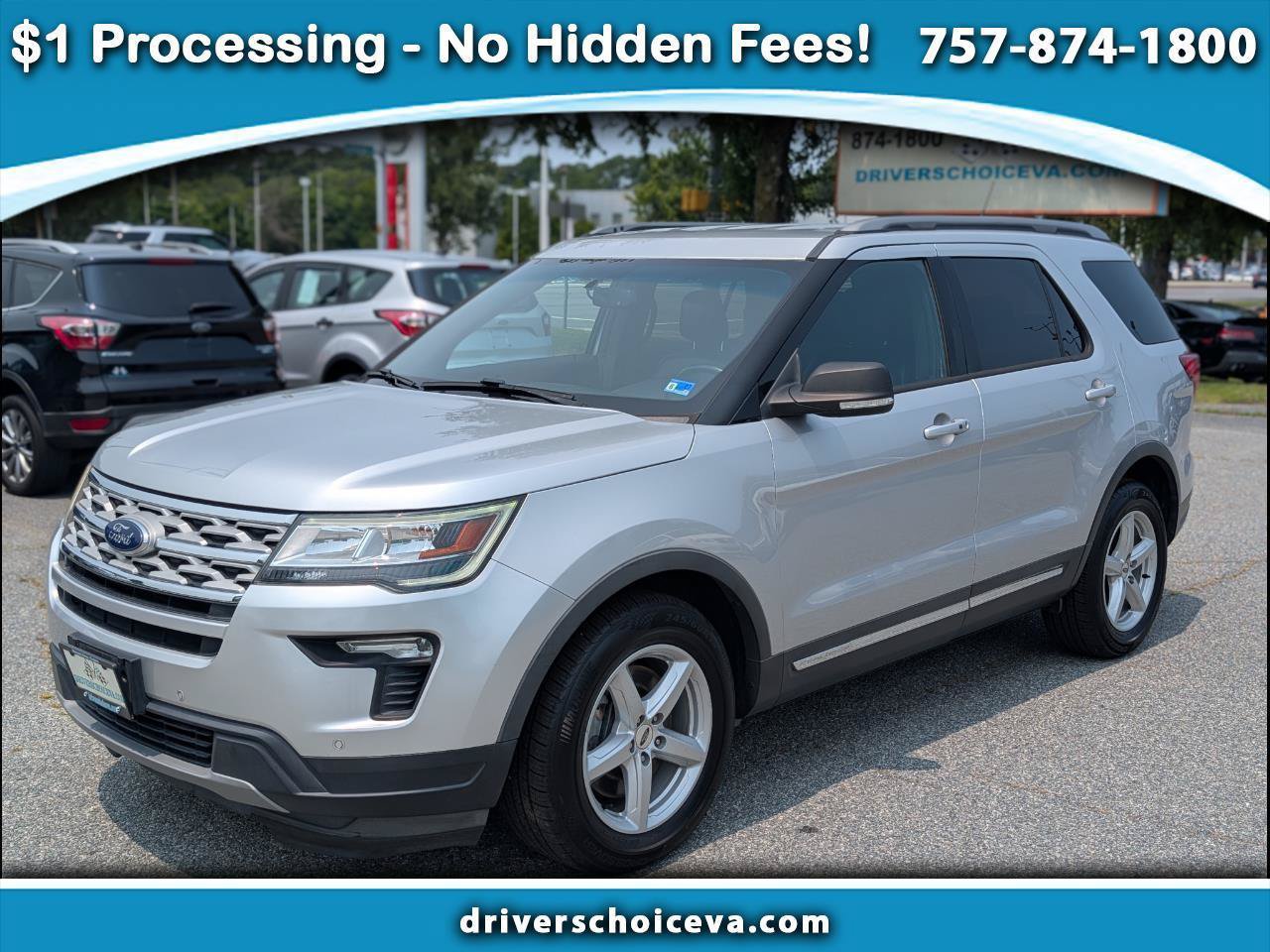 Used 2019 Ford Explorer XLT w/ Equipment Group 202A FWD image 1