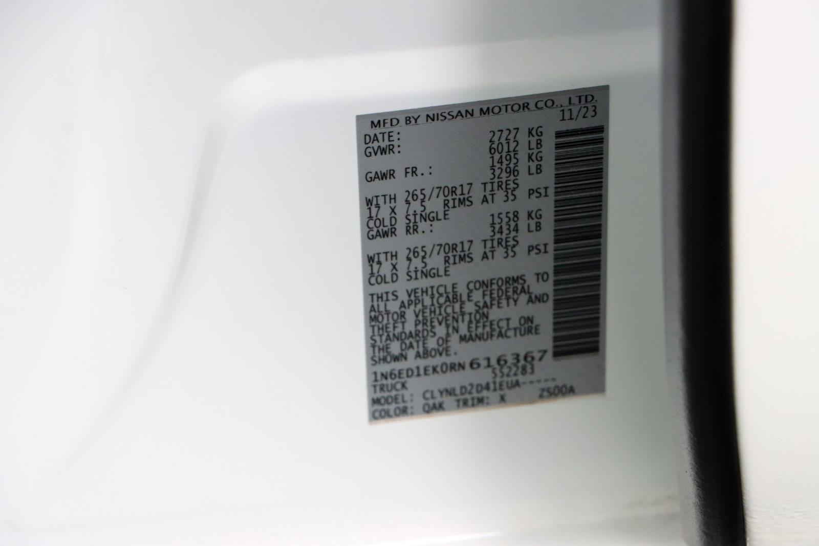 Used 2024 Nissan Frontier PRO-4X w/ Off-Road Protection Package image 33