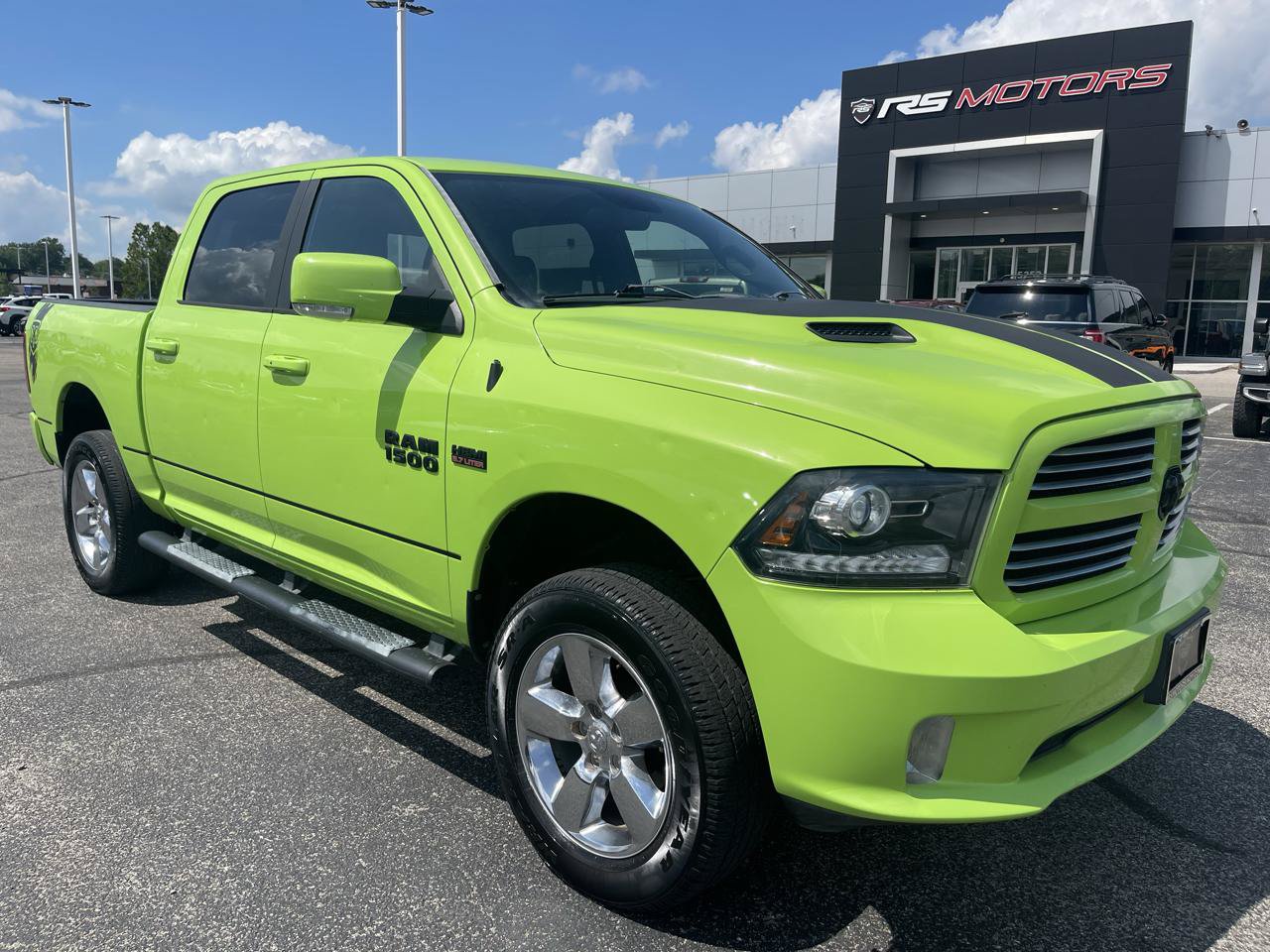 Used 2017 RAM 1500 Sport w/ Sublime Green Sport Package AWD/4WD image 2