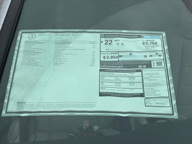 New 2026 Mercedes-Benz GLE 350 4MATIC image 18