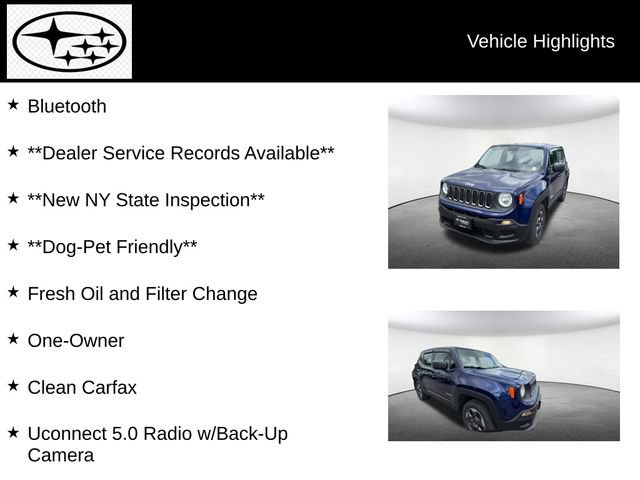 Used 2016 Jeep Renegade Sport w/ Power & Air Group AWD/4WD image 11