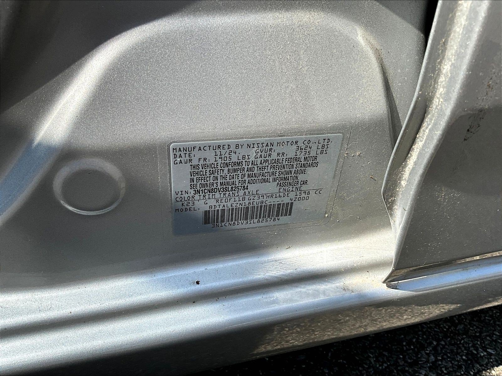 Used 2025 Nissan Versa S w/ S Plus Package FWD image 6