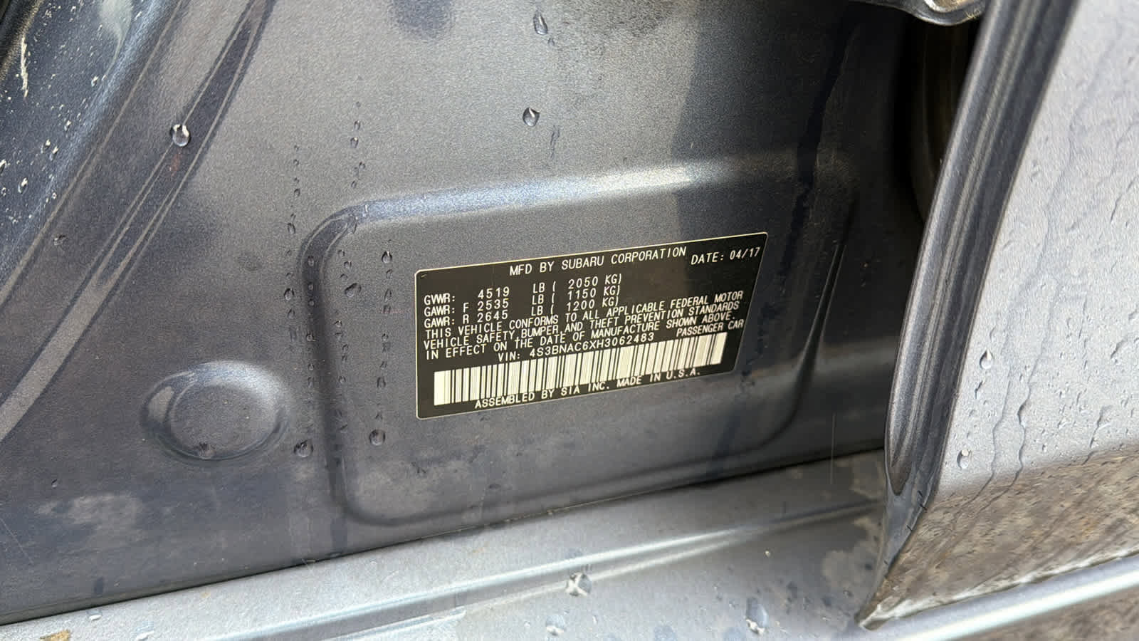 Used 2017 Subaru Legacy 2.5i Premium image 11